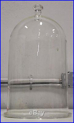 Vintage Corning Pyrex Dome Bell Jar with Flange & Knob 425mm Height 17