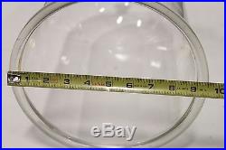 Vintage Corning Pyrex Dome Bell Jar with Flange & Knob 425mm Height 17