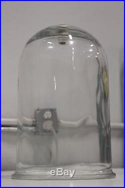 Vintage Corning Pyrex Dome Bell Jar with Opening at the Top 15 Tall Lab Glass