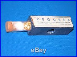 Vintage Degussa cohesive gold foil 0.76 gr dental