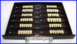 Vintage Dental BIOFORM Denture Tooth Mould / Size Selector Guide Heavy Case -DE2