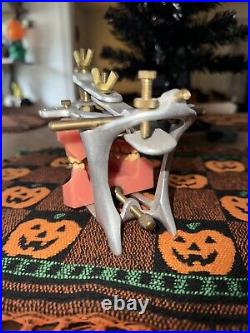 Vintage Dental Medical Articulator Device False Teeth Tool with Mold/Model