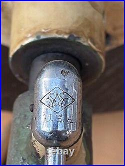 Vintage Dental Stool Medical Stool. SWS Dental Equipment. Cast Iron. Rare