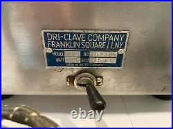 Vintage Dri Clave Sterilizer Model 35 Medical Equipment Machine Lab Franklin Sq