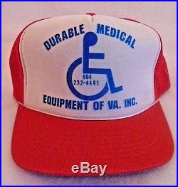 Vintage Durable Medical Equipment Trucker Mesh Snapback Hat Cap