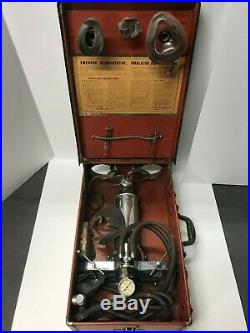 Vintage Emerson Resuscitator In Fire Dept Case Collectors Medical Equipment