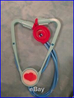 Vintage Fisher Price Medical Kit Equipment Doctor Nurse Pretend