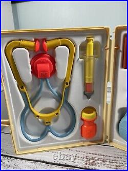 Vintage Fisher Price Toy Doctor Set Kit #936 Medical Equipment 1977