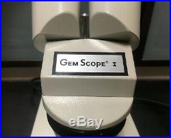 Vintage GIA GEM INSTRUMENTS CORP JEWLER GEMOLOGY MICROSCOPE 1x 3x Model 791