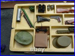Vintage Gi Joe w Footlocker Medic Deep Sea Diver Soldier Marine equip