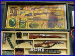 Vintage Gi Joe w Footlocker Medic Deep Sea Diver Soldier Marine equip