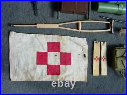 Vintage Gi Joe w Footlocker Medic Deep Sea Diver Soldier Marine equip