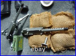 Vintage Gi Joe w Footlocker Medic Deep Sea Diver Soldier Marine equip