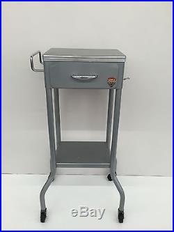 Vintage Gomco Industrial Mid Century Stand Medical Cabinet Dental Equipment