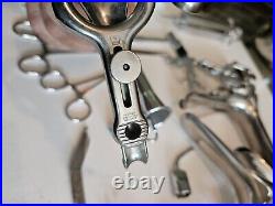 Vintage Gynecologist Stainless German Ect Medical Tools Lot