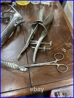 Vintage Gynecologist Stainless German OB/GYN Medical Tools
