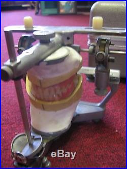 Vintage HANAU Dental Equipment Adjustable Articulator Case and Facebow Oddities