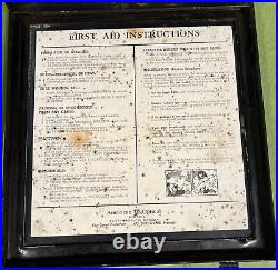 Vintage Heavy Steel Case AMERICAN OPTICAL FIRST AID KIT