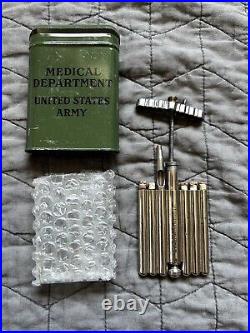 Vintage Hypodermic Medical Equipment, Military Surplus, WW1, WWII