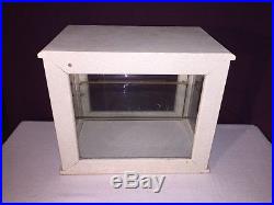 Vintage Industrial Fisher Scientific Medical Laboratory Display Cabinet with Shelf