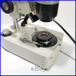 Vintage Jeweler Gemstone Microscope Vigor EL-425 Stereo Binocular Made in Japan