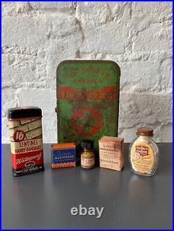 Vintage Johnson and Johnson Boy Scouts of America First Aid Kit BSA With Supply
