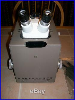 Vintage KIMRAY Corvascope Geological Microscope / Bausch & Lomb with Case