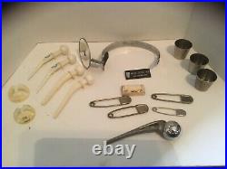Vintage LOT of Medical Equipment PROSTHETICS Reflector Risdon Zimaloy Vollrath