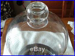 Vintage Laboratory Bell Jar Vacuum Chamber 13 X 7 with Stand Excellent