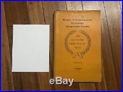 Vintage Large BJ Palmer Chiropractic Clinic Case Studies Book 1938