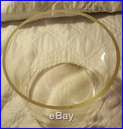 Vintage Large PYREX Clear Glass LAB BOWL Cylindrical Jar 10 x 10