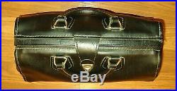 Vintage Leather Doctor's Bag With Equipment and Military Medic Pouch