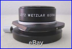 Vintage Leitz Wetzlar Dry Dark Field Condenser D. 80.95
