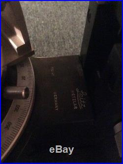 Vintage Leitz Wetzlar Polarized Petrographic Microscope 732147 (New York Univ)
