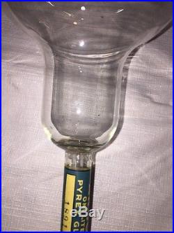 Vintage Linde Rare Specialty Gas Pyrex 1-Liter Laboratory Element Argon
