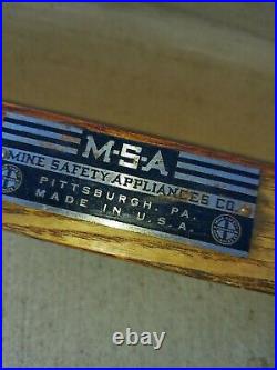 Vintage MSA Mining medical stretcher