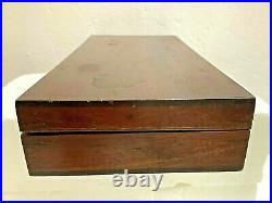 Vintage Mahogany Box Used For Medical Equipment'Dakin Bros London