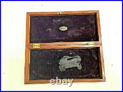 Vintage Mahogany Box Used For Medical Equipment'Dakin Bros London