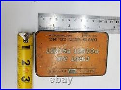 Vintage Medical Davis Co SAFETY SNAKE BITE KIT First Aid Kit In Tin