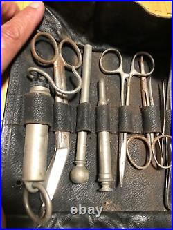Vintage Medical Doctor Instruments Equipment in Original Case/Bag Steel
