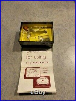 Vintage Medical Equipment Aerohalor by Abbott. In Original Box