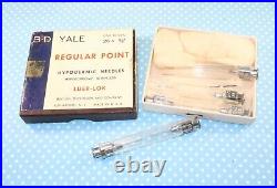 Vintage Medical Equipment Automatic Injector Syringes Kayden Case & Box 1950s