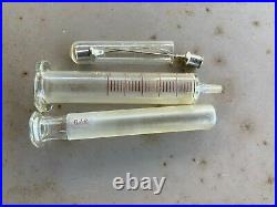 Vintage Medical Equipment Lot Glass Syringes and Needles