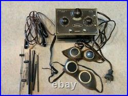 Vintage Medical Equipment National Electric Cautery Set with goggles