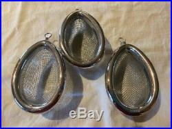 Vintage Medical Equipment Set of Three Ether Masks for Anesthesia