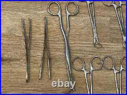 Vintage Medical Equipment, Stainless Steel, 11 Pieces! (1102)