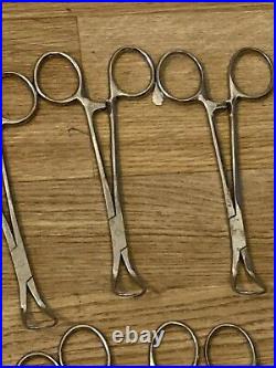 Vintage Medical Equipment, Stainless Steel, 11 Pieces! (1102)