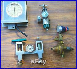 Vintage Medical Parts Equipment Gauge Valves Steam from Old Anesthesia Cart AP