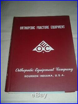 Vintage Medical Surgeon Trade catalog Orthopedic Fracture Tools Equipment 1962