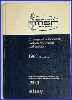Vintage Medical Surgical Equipment and Instruments Reference Book 1963